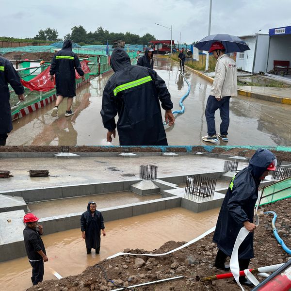 陜煤建設天工公司聞“汛”而動，筑牢工程建設“安全堤壩”