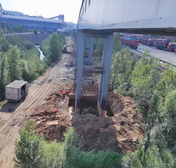 陜煤建設洗選煤運營公司檸條塔運營項目部：降雨來襲，守護平安夜色！