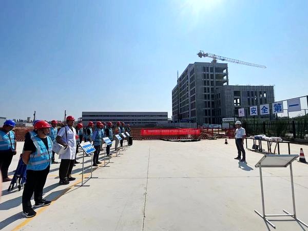 陜煤建設渭南分公司第十三項目部以演練促實戰首次開展防汛應急演練