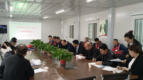 榆溪希望城商住小區(qū)（北區(qū)）建設(shè)項目成功通過主體結(jié)構(gòu)分部驗收