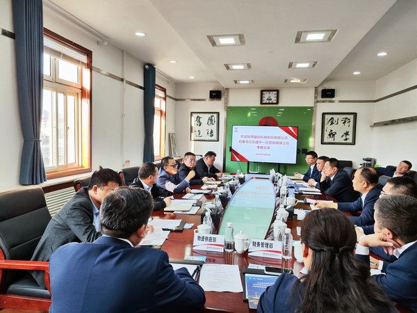 陜西建設機械股份有限公司蒞臨陜煤建設銅煤公司進行考察交流