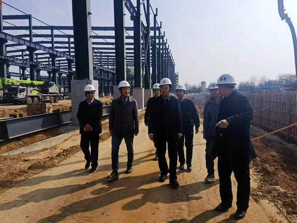 陜西建安工程監(jiān)理單位深入設備維修中心液壓支架修理車間工程指導檢查工作