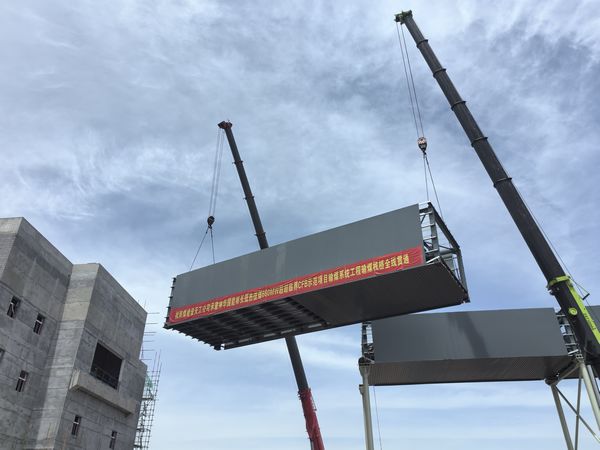 陜煤建設天工公司土建七部：1.1公里輸煤棧橋全線貫通