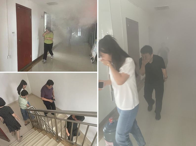 陜煤建設天工公司：聚鄰里單位合力助演練，依應急方案逃生顯真章