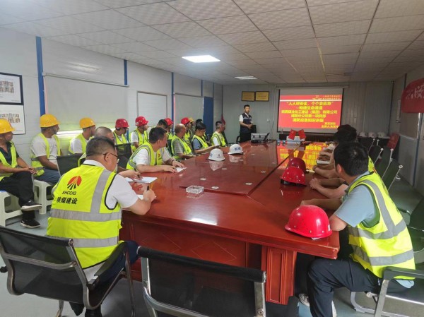 陜煤建設咸陽分公司第一項目部：以“演”助防，筑牢安全第一防線