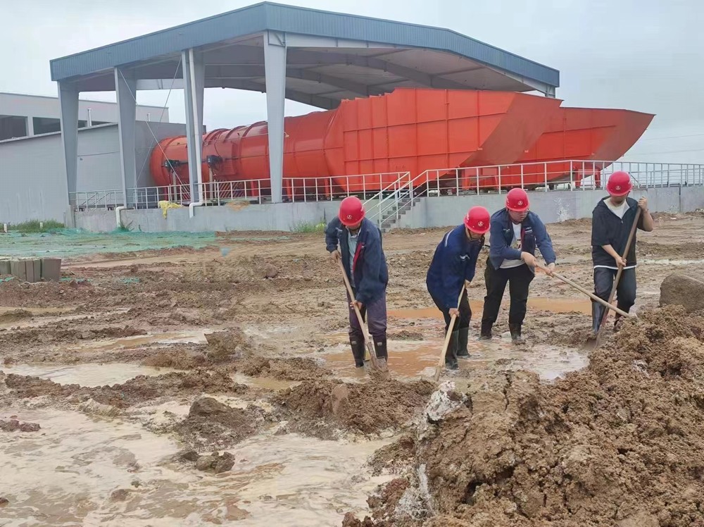 陜煤建設天工公司土建九部：防洪搶險顯擔當，共筑安全新防線