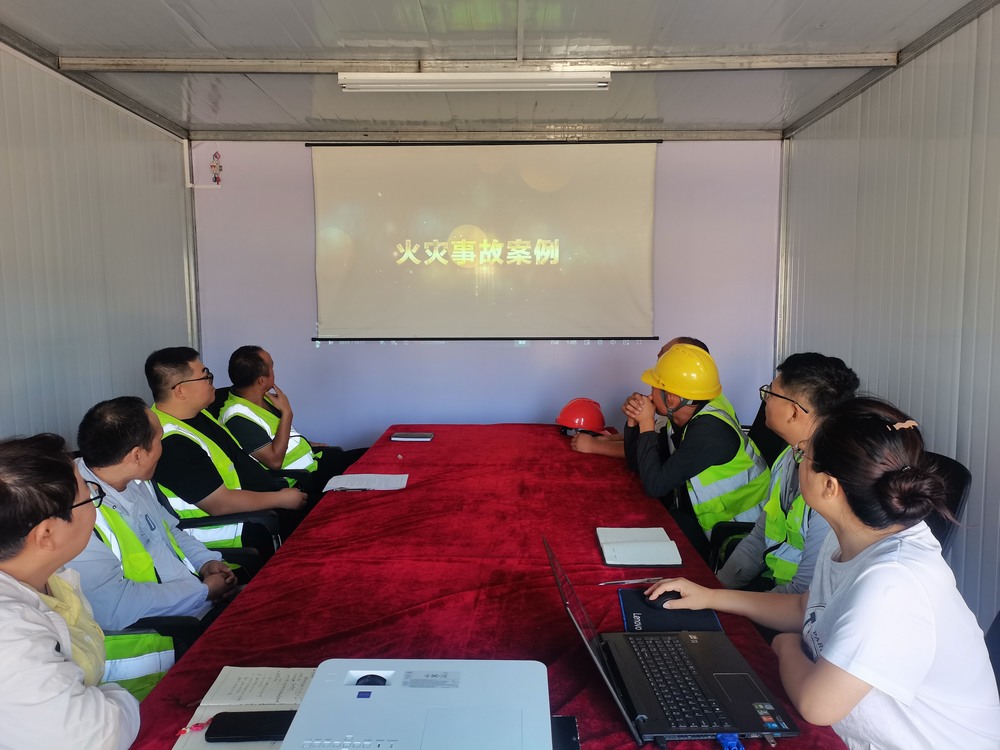 陜煤建設韓城分公司土建九項目部：嚴治“三違”  筑牢安全防線