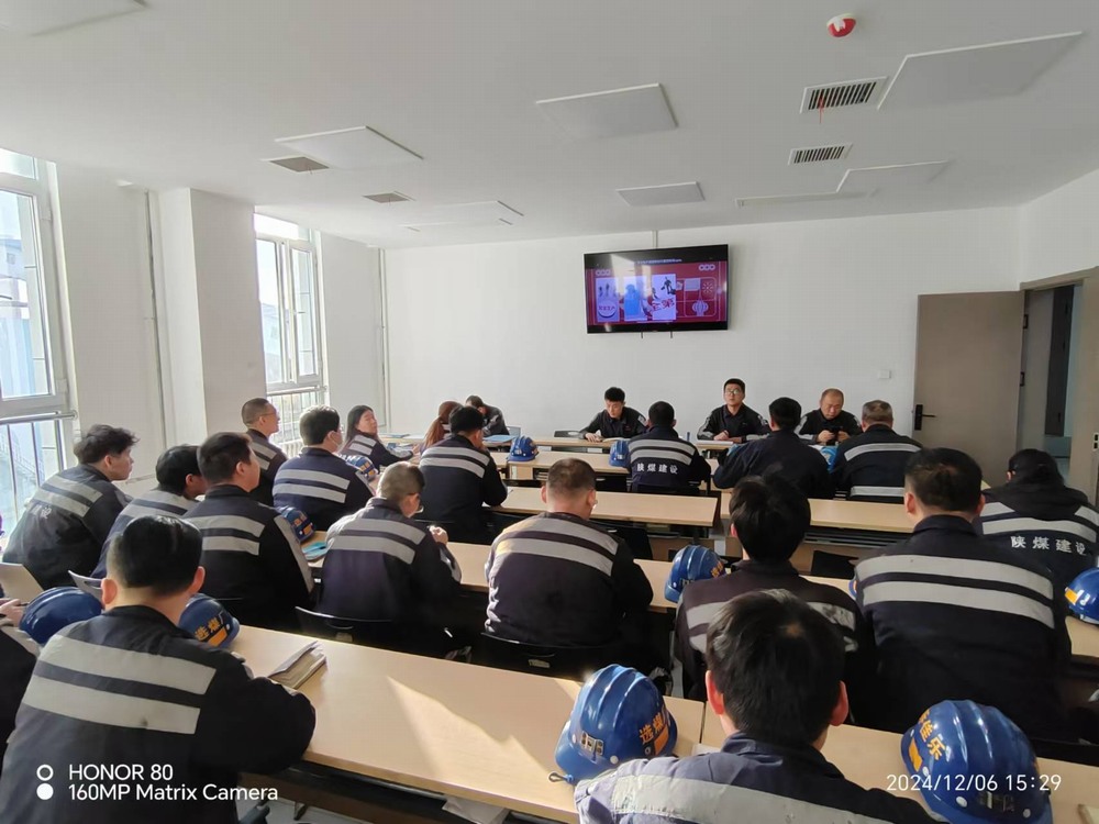 陜煤建設洗選煤運營公司紅柳林洗煤廠項目部：合力攻堅 畫好安全生產“同心圓”